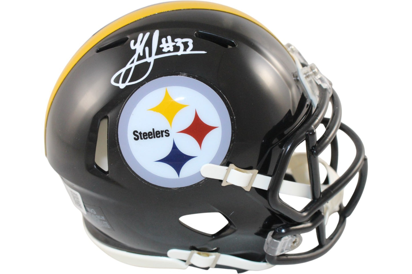 Jack Sawyer Pittsburgh Steelers Signed Mini Helmet (Beckett Witnessed)