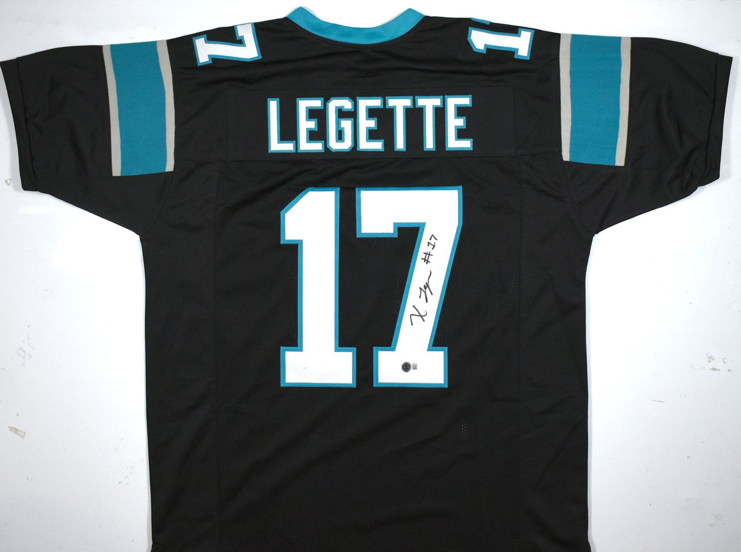 Xavier Legette Autographed Black Custom Football Jersey