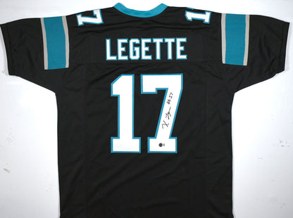 Xavier Legette Autographed Black Custom Football Jersey