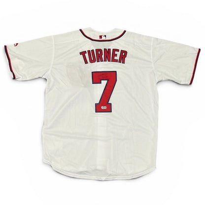 Trea Turner Signed Washington Nationals Custom Jersey