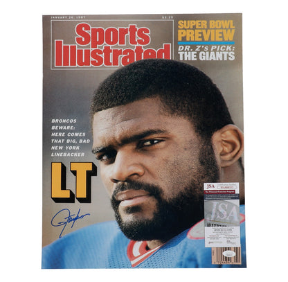 Lawrence Taylor Autographed New York Giants 16x20 SI Cover Photo