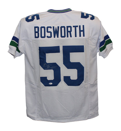Brian Bosworth Signed Seattle Seahawks Custom Pro Style Jersey - Beckett