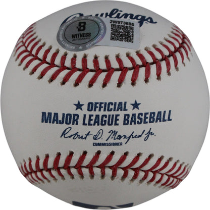 Eddie Murray Autographed Baltimore Orioles OML Baseball HOF