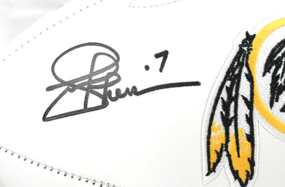 Joe Theismann Signed Washington Redskins Logo Football