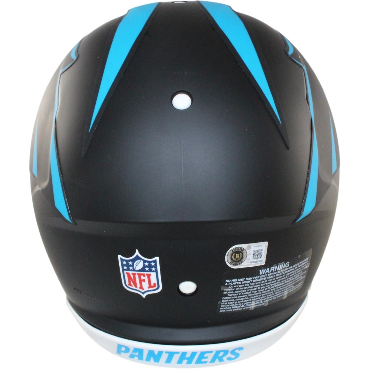 Luke Kuechly Signed Carolina Panthers Full Size Authentic 2022 Alternate Helmet
