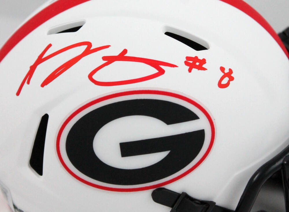 AJ Green Signed Georgia Bulldogs Lunar Speed Mini Helmet