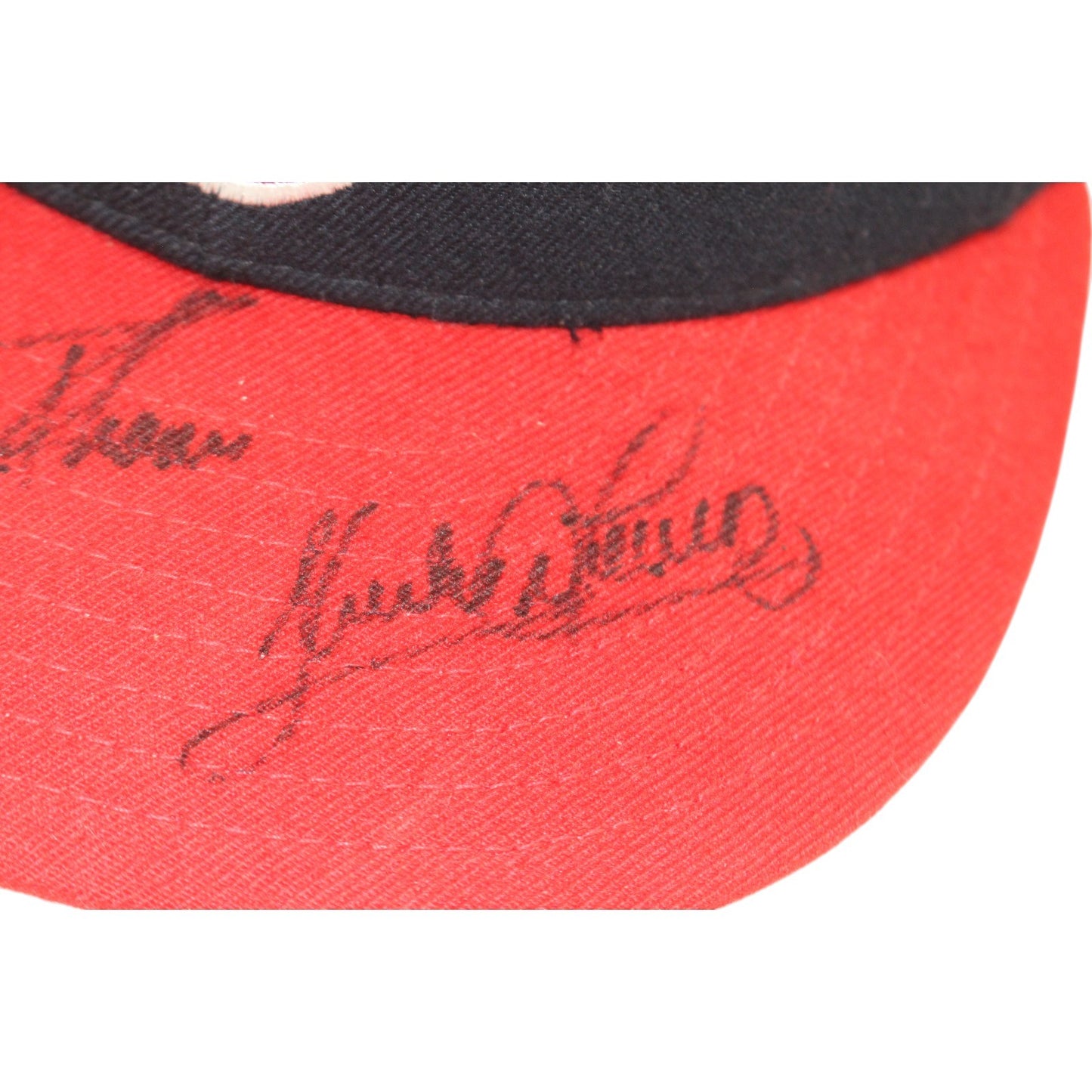 Jim Thome & Sandy Alomar Signed Cleveland Indians New Era 7 3/8 Hat