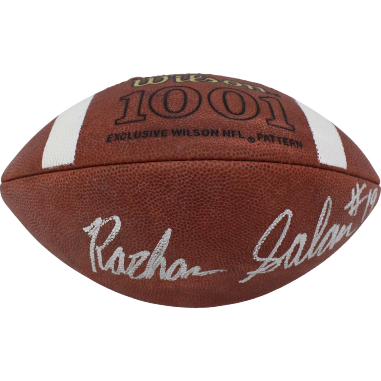 Rashaan Salaam Signed Colorado Buffaloes Wilson Leather 1001 Football