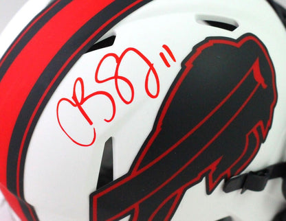 Cole Beasley Signed Buffalo Bills Lunar Speed Mini Helmet