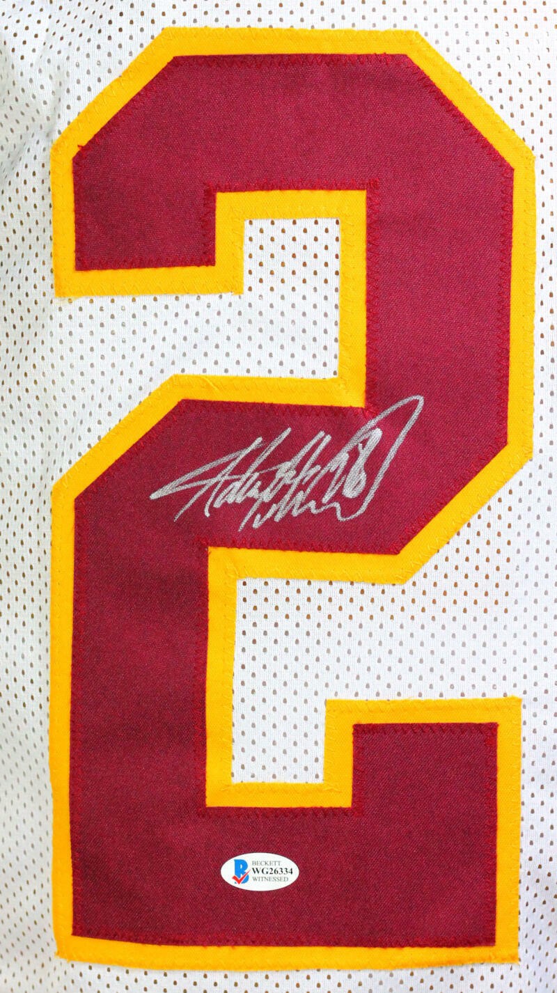 Adrian Peterson Signed White Custom Football Jersey