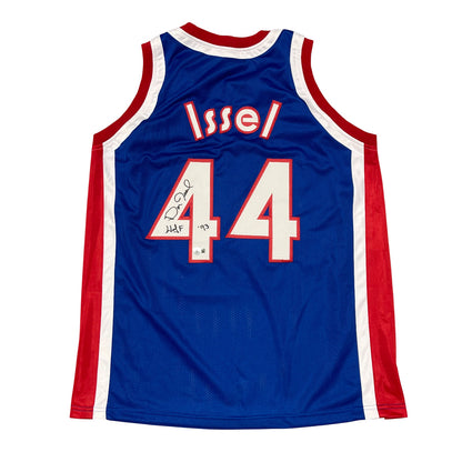Dan Issel Signed Kentucky Custom Basketball Jersey HOF 93 Beckett COA