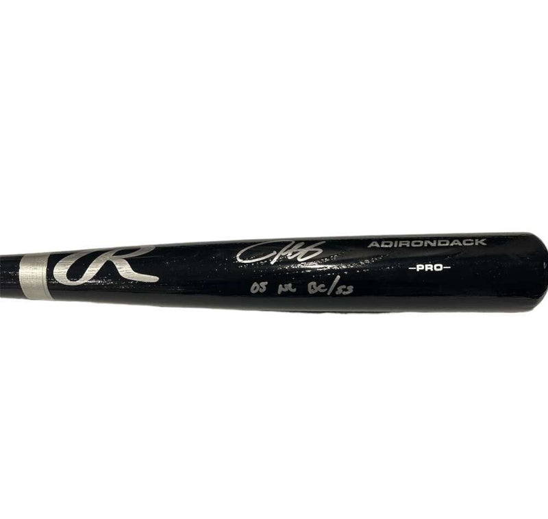 Derrek Lee Signed Rawlings Black Baseball Bat 2005 NL BC & SS Beckett