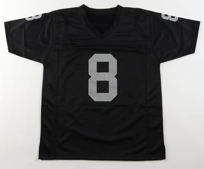 Daunte Culpepper Autographed Las Vegas Raiders Black Custom Jersey