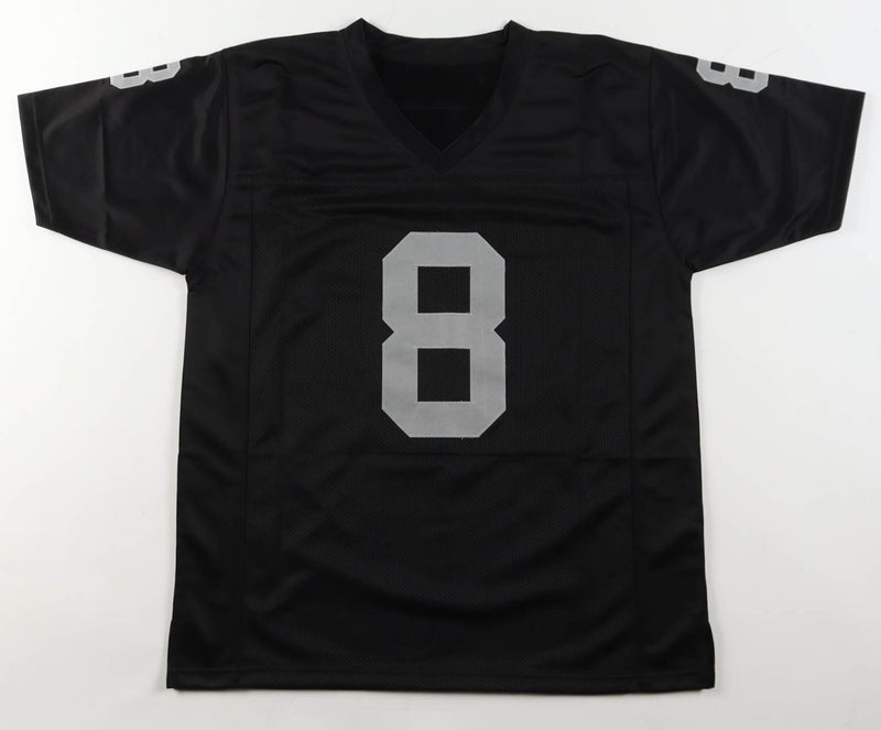 Daunte Culpepper Autographed Las Vegas Raiders Black Custom Jersey