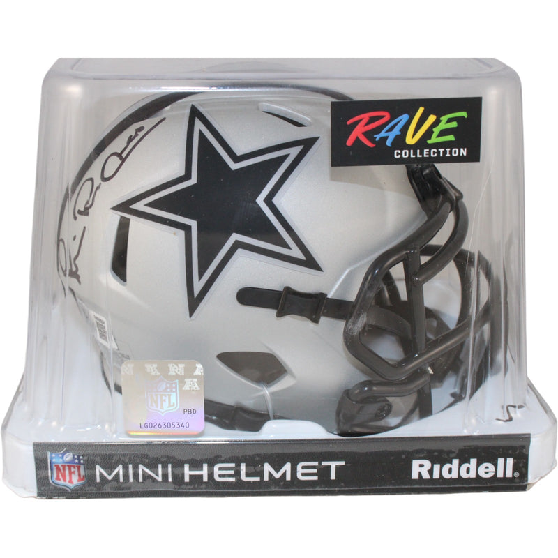Michael Irvin Signed Dallas Cowboys Rave Mini Helmet