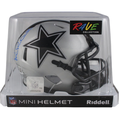 Michael Irvin Autographed Dallas Cowboys Rave Mini Helmet