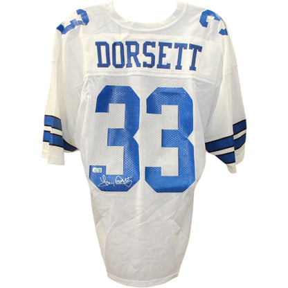 Tony Dorsett Signed Dallas Cowboys White Russell Jersey