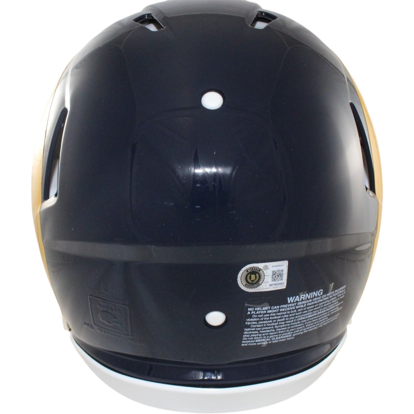 Torry Holt Autographed St. Louis Rams Full Size Authentic Throwback Helmet