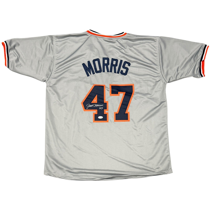 Jack Morris Autographed Detroit Tigers Custom Jersey