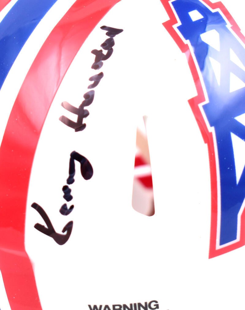 Kenny Houston Autographed Houston Oilers 1981-96 Throwback Mini Helmet