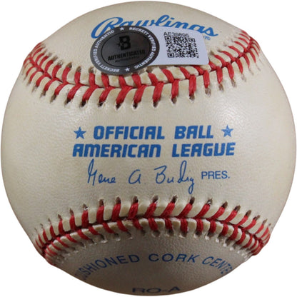 Joe DiMaggio Autographed New York Yankees Official American League Baseball