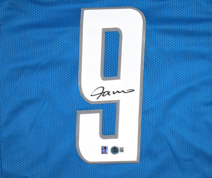 Jameson Williams Autographed Detroit Lions Custom Blue Jersey