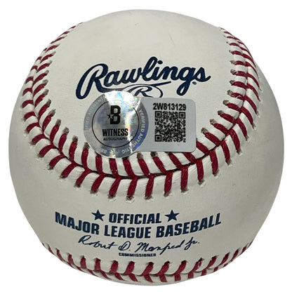 Steve Pearce Signed ROMLB Baseball (2018 World Series MVP Inscription)