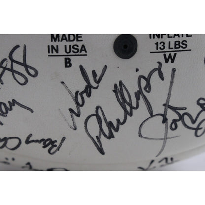 John Elway & Joe Namath Signed Denver Broncos 1991 Team Multi-Signed Football