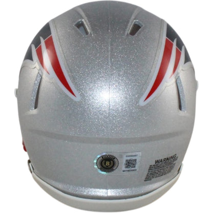 AJ Brown Autographed New England Patriots Mini Helmet