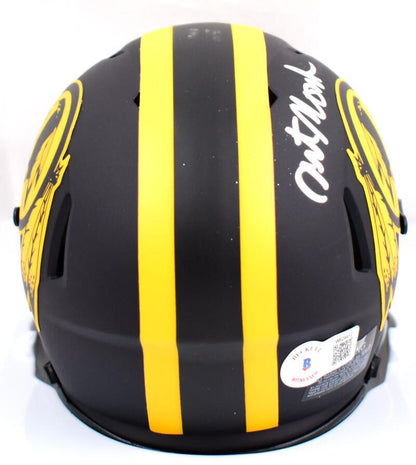 Art Monk Autographed Washington Eclipse Speed Mini Helmet w/ HOF