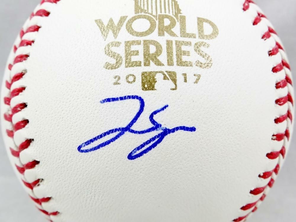 George Springer Signed 2017 World Series Official MLB Baseball