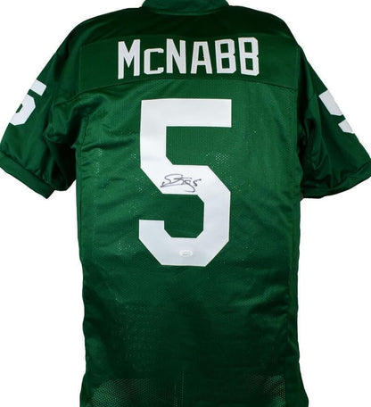 Donovan McNabb Autographed Light Green Custom Jersey