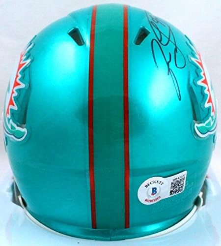 Jason Taylor Autographed Miami Dolphins Flash Speed Mini Helmet