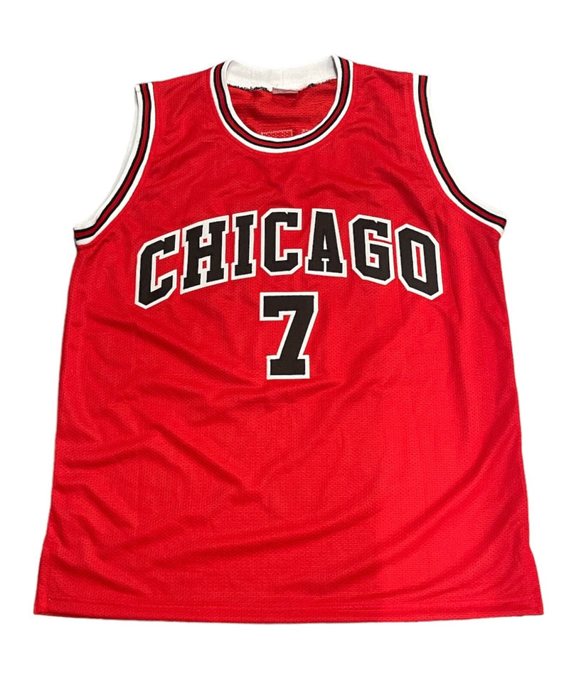Toni Kukoc Chicago Bulls Signed Custom Basketball Jersey HOF 21 BAS