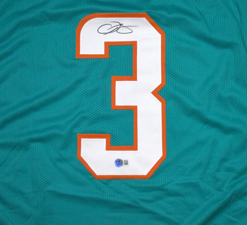 Odell Beckham Jr. Signed Teal Custom Jersey