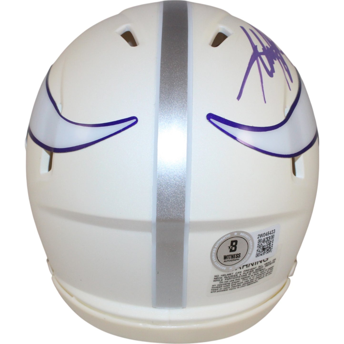 Adrian Peterson Signed Minnesota Vikings Alt Mini Helmet (All Day)
