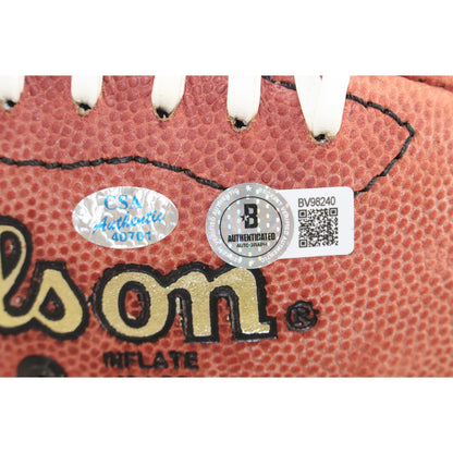 Paul Krause Signed Minnesota Vikings 1998 Hall of Fame Game Football
