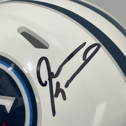 Jevon Kearse Signed Tennessee Titans Throwback Mini Helmet (Beckett COA)