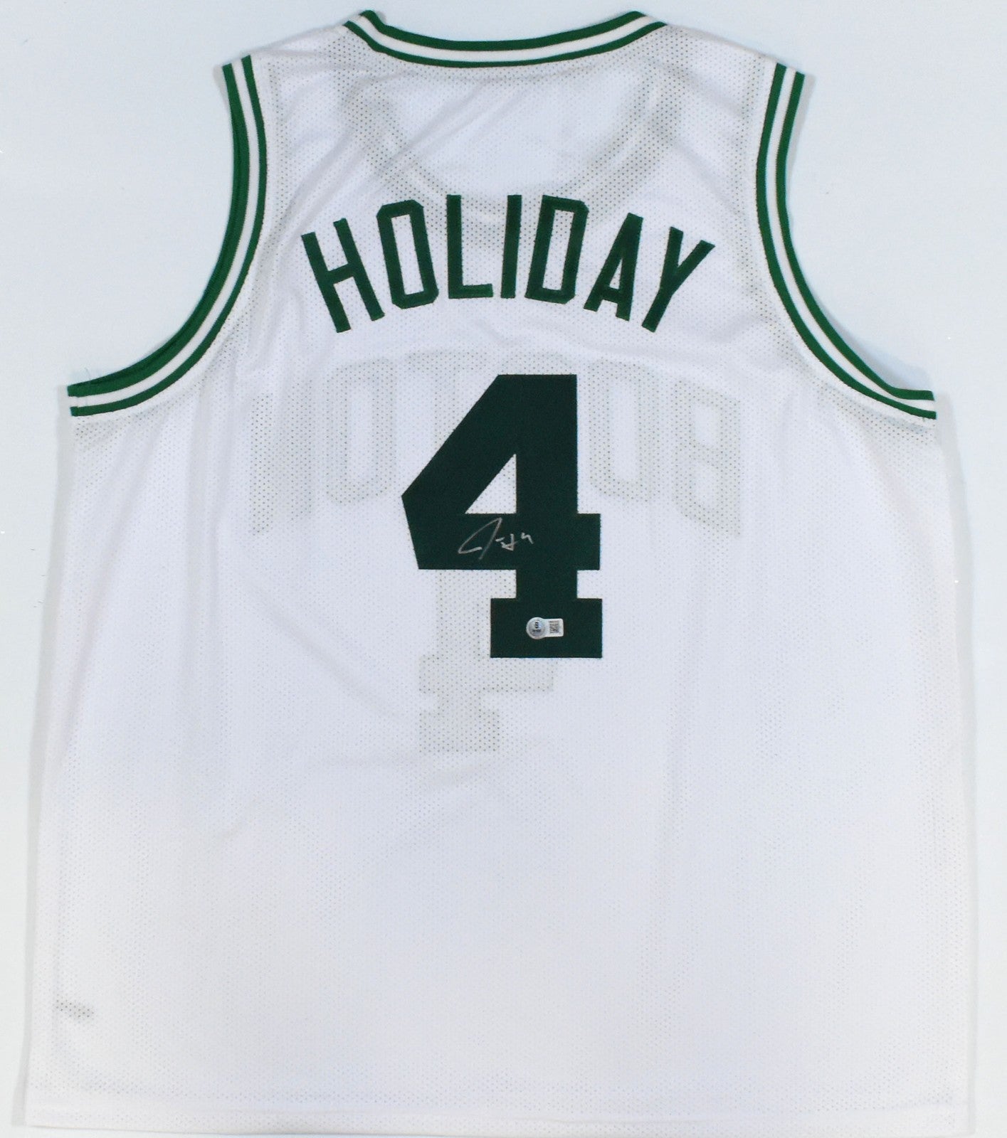 Jrue Holiday Signed Boston Celtics Custom White Jersey