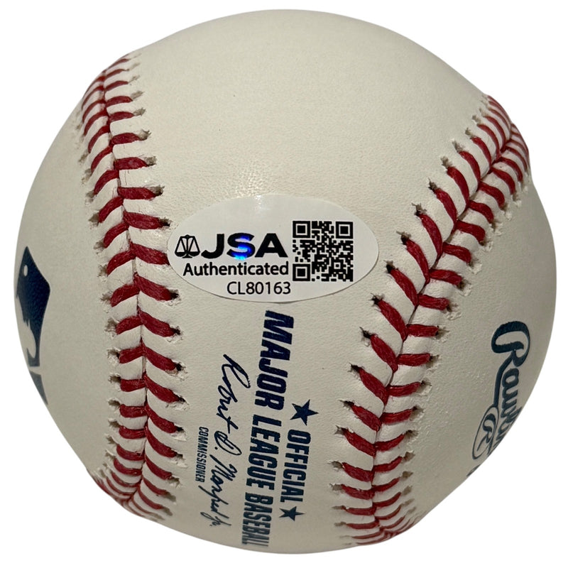 Rafael Palmeiro Signed Texas Rangers ROMLB Baseball w/ 3 Inscriptions JSA