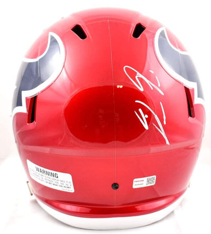 Dameon Pierce Signed Houston Texans Full Size Flash Speed Helmet