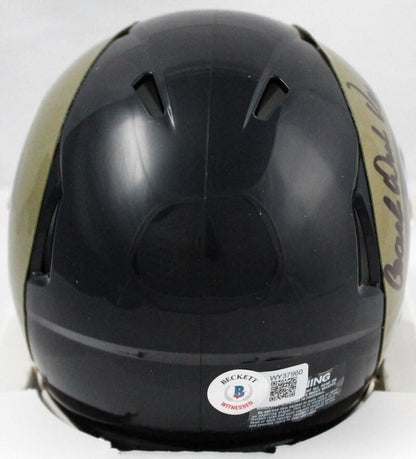Dick Vermeil Signed St. Louis Rams Speed Mini Helmet HOF Inscribed