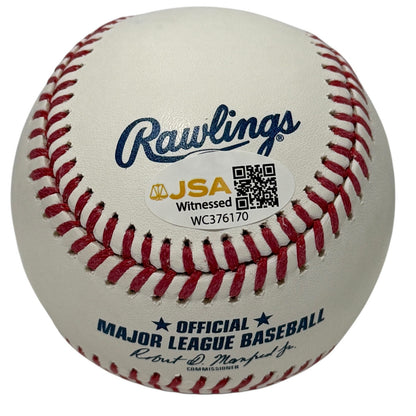 Mitch Voit New York Mets Signed Official Major League Baseball (JSA Witness)