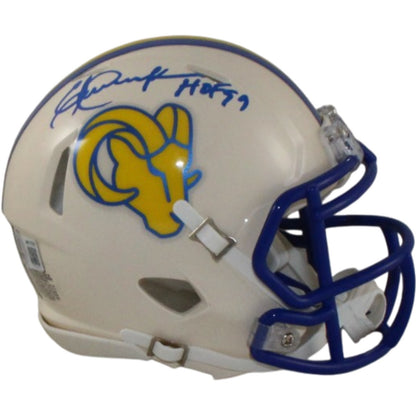 Eric Dickerson Signed Los Angeles Rams Retro Mini Helmet