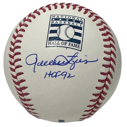 Rollie Fingers Signed Hall of Fame Logo Baseball with "HOF 92" Inscription