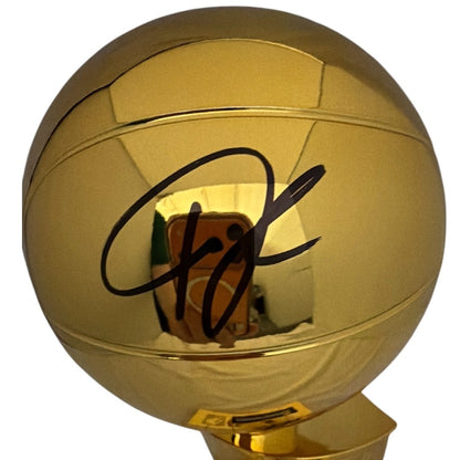 Giannis Antetokounmpo Signed 2021 Milwaukee Bucks Replica Trophy