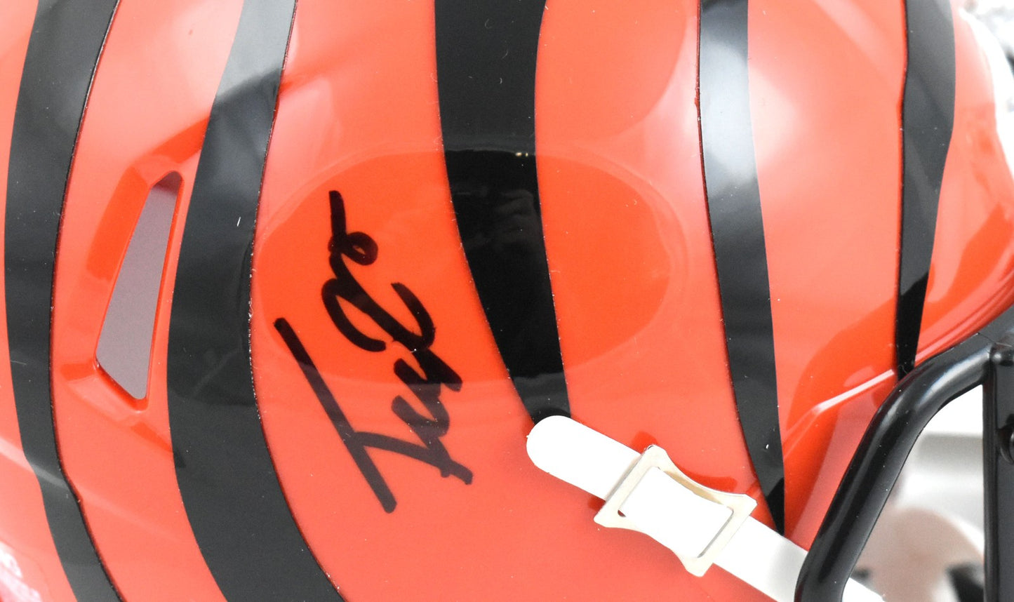 Tee Higgins Signed Cincinnati Bengals Speed Mini Helmet