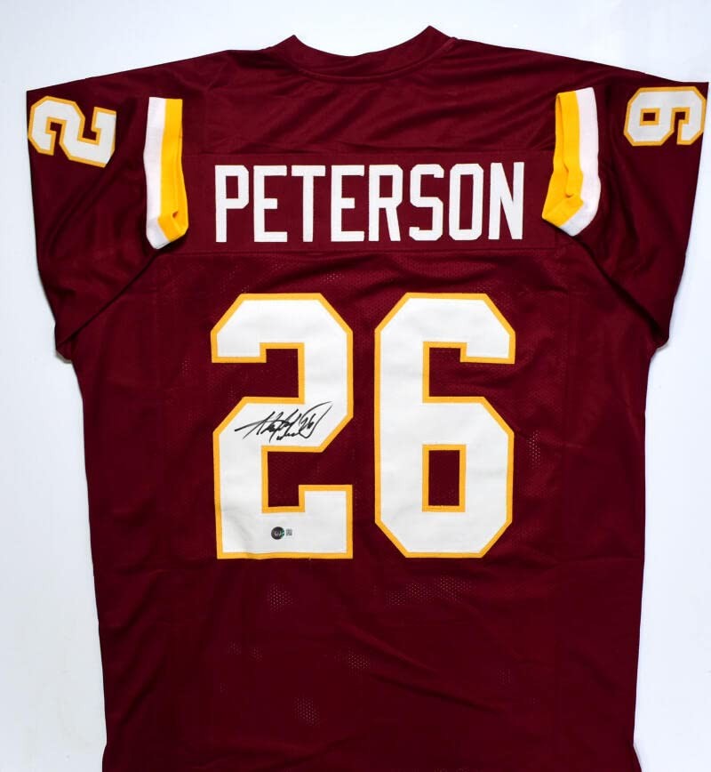 Adrian Peterson Autographed Maroon Custom Jersey