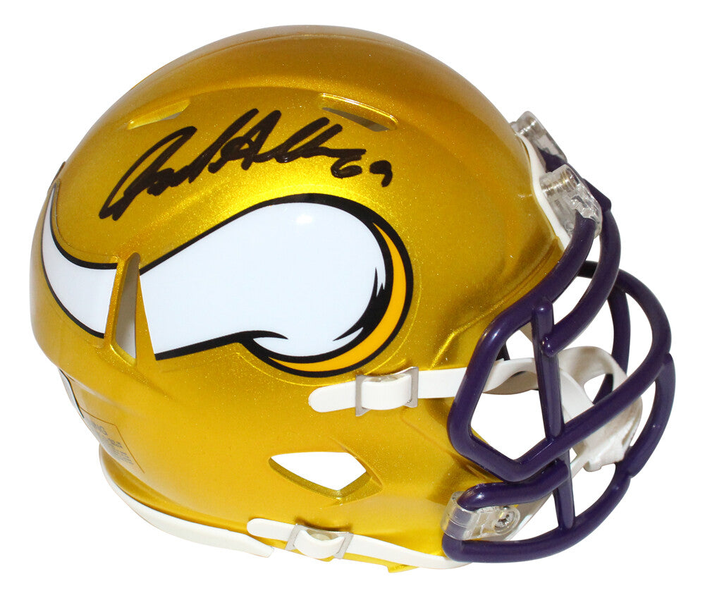 Jared Allen Minnesota Vikings Signed Flash Alternate Mini Helmet Beckett
