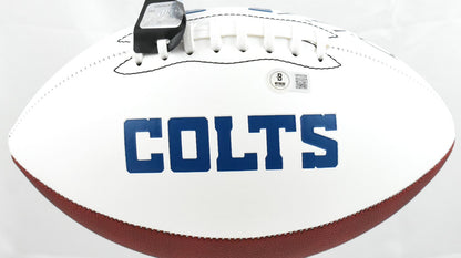 DJ Giddens Autographed Indianapolis Colts Logo Football